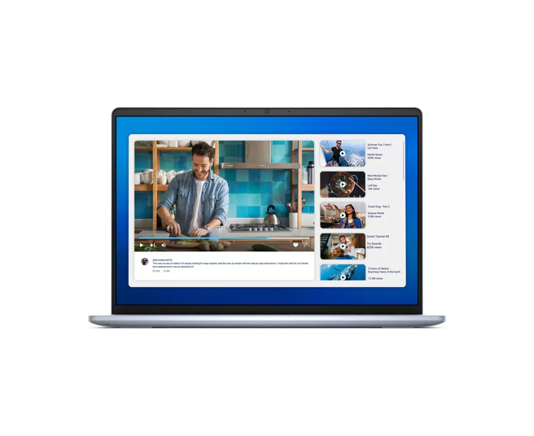 Dell 16 DC16250, CPU: Core 5 120U, RAM: RAM 16 GB, Ổ cứng: SSD 512GB, Độ phân giải : Full HD+, Card đồ họa: Intel Graphic, Kích thước màn hình: 16 inch, Loại màn hình: Laptop Touch, Hệ điều hành: Windows 11, Màu sắc: Ice Blue - hình số , 10 image