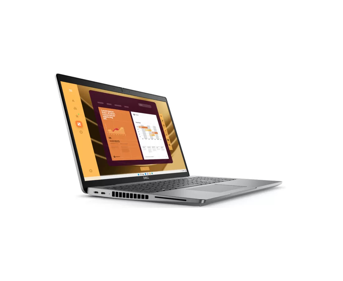 Dell Latitude 5550, CPU: Core Ultra 7 - 155U, RAM: RAM 16GB, Ổ cứng: SSD 512GB, Độ phân giải: FHD, Card đồ họa: Intel Iris Xe Graphics, Màu sắc: Aluminum - hình số , 2 image