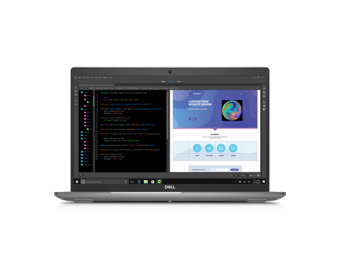 Dell Precision 3580, CPU: Core i7 - 1360P, RAM: RAM 16GB, Ổ cứng: SSD 512GB, Độ phân giải: FHD, Card đồ họa: NVIDIA RTX A500, Màu sắc: Dark Gray - hình số , 7 image