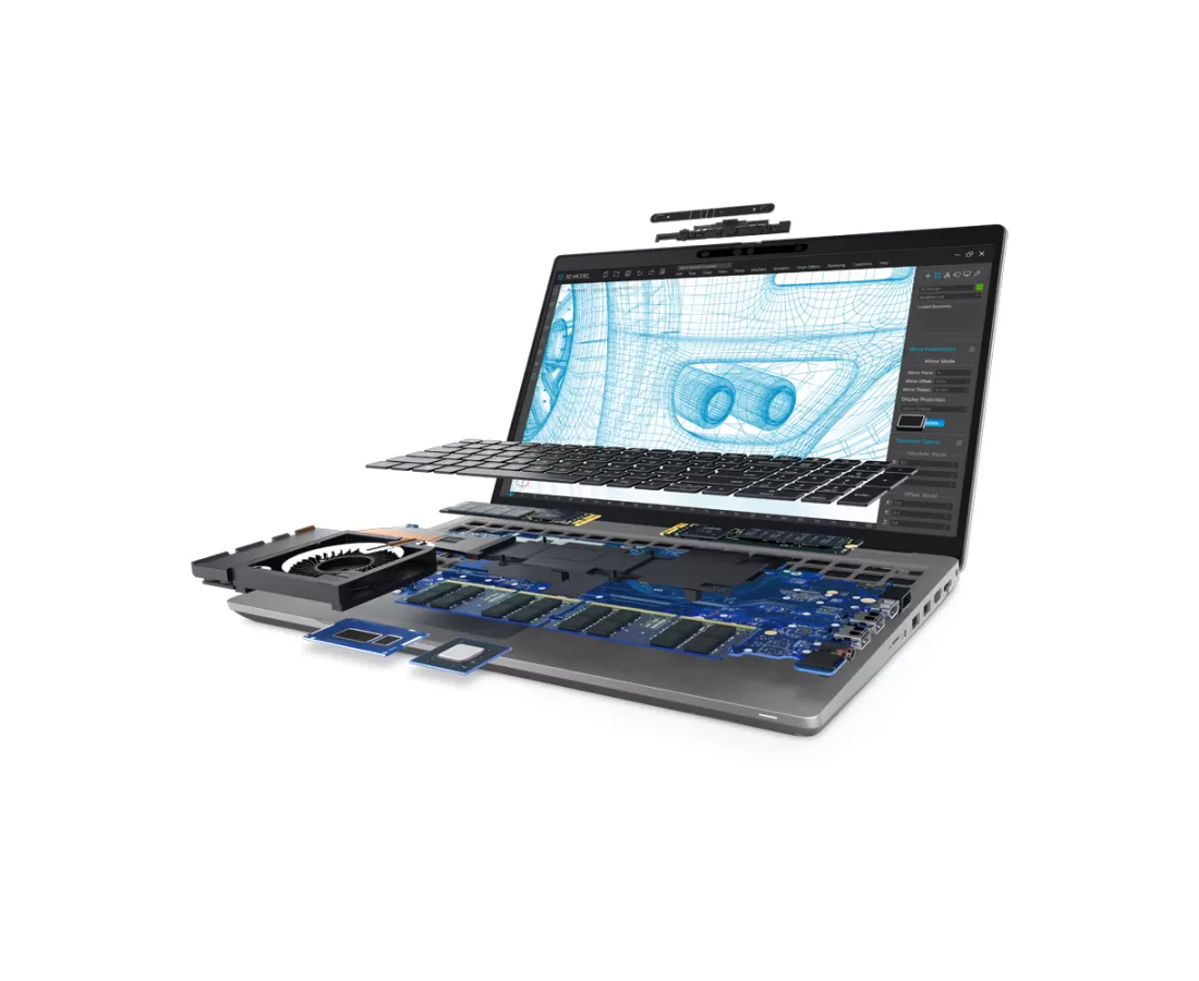 Dell Precision 3561, CPU: Core i7 11800H, RAM: RAM 16 GB, Ổ cứng: SSD 512GB, Độ phân giải : Full HD, Card đồ họa: Quadro T600 - hình số , 8 image