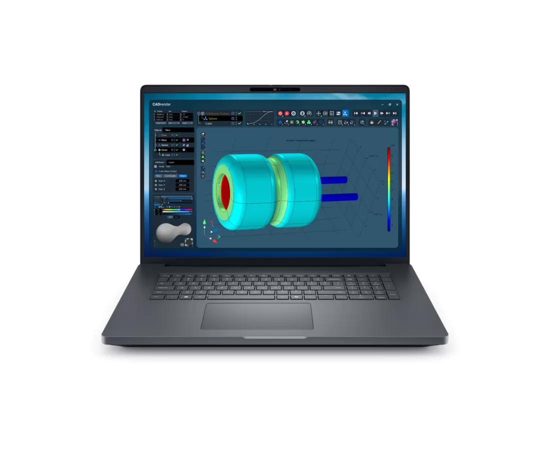 Dell Pro Max 18 Plus MB18250, CPU: Core Ultra 5 245HX, RAM: RAM 16 GB, Ổ cứng: SSD 512GB, Độ phân giải : Quad HD+, Card đồ họa: Intel Graphic, Kích thước màn hình: 18 inch, Loại màn hình: Laptop Non-Touch, Hệ điều hành: Windows 11, Màu sắc: Black - hình số 