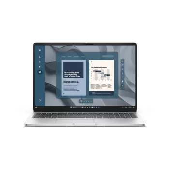 Dell Pro 16 PC16255, CPU: Ryzen AI 7 Pro 350, RAM: RAM 64 GB, Ổ cứng: SSD 1TB, Độ phân giải: Full HD+, Card đồ họa: AMD Radeon Graphics, Loại màn hình: Laptop Touch, Màu sắc: Platinum Silver - hình số 