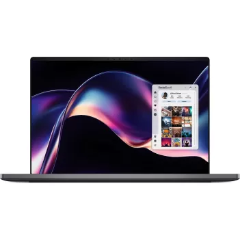 Dell XPS laptop hiển thị màn hình Windows với thiết kế viền mỏng InfinityEdge cao cấp