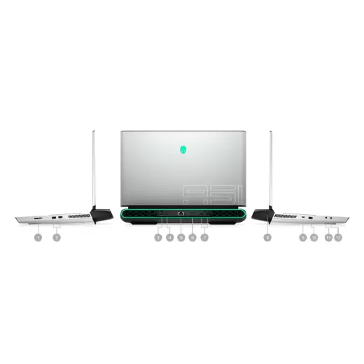 Alienware Area 51M R2, CPU: Core i7 10700, RAM: RAM 16 GB, Ổ cứng: SSD 256GB, Độ phân giải: Full HD, Card đồ họa: GTX 1660Ti - hình số , 11 image