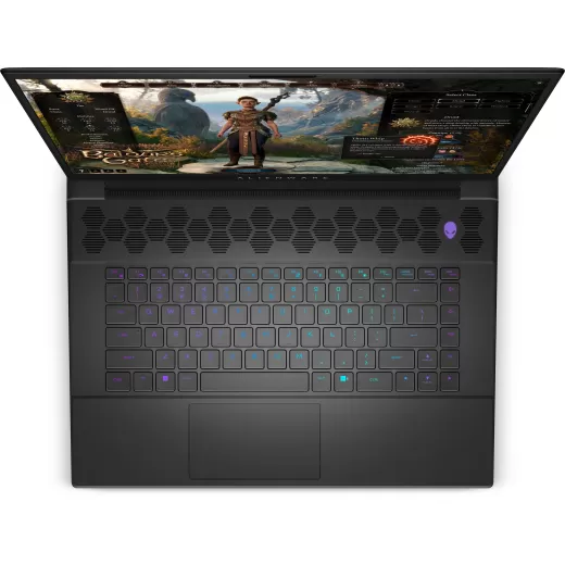 Alienware M16 R1 Intel, CPU: Core i7 13700H, RAM: RAM 16 GB, Ổ cứng: SSD 1TB, Độ phân giải: Quad HD+, Card đồ họa: RTX 4060, Màu sắc: Dark Metallic Moon - hình số , 11 image