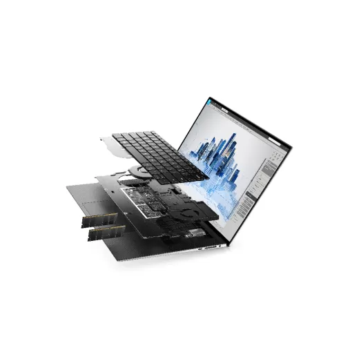 Dell Precision 5560, CPU: Core i7 11800H, RAM: RAM 32GB, Ổ cứng: SSD 512GB, Độ phân giải: FHD, Card đồ họa: NVIDIA RTX A2000, Màu sắc: Platinum Silver - hình số , 8 image