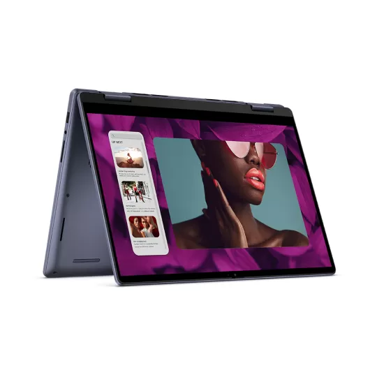 Dell Inspiron 7445 2 in 1, CPU: Ryzen 5 - 8640HS, RAM: RAM 8 GB, Ổ cứng: SSD 512GB, Độ phân giải : Full HD+ Touch, Card đồ họa: AMD Radeon Graphics, Màu sắc: Midnight Blue - hình số 