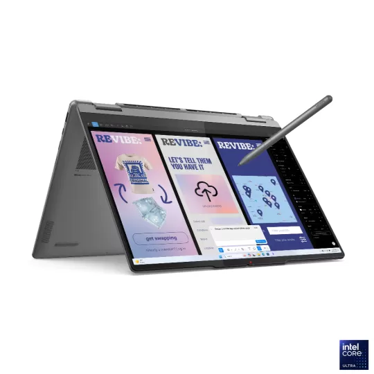 Lenovo Yoga 7 2 in 1 14ILL10, CPU: Core Ultra 5 226V, RAM: RAM 16 GB, Ổ cứng: SSD 512GB, Độ phân giải : Full HD+, Card đồ họa: Intel Arc Graphics, Kích thước màn hình: 14 inch, Loại màn hình: Laptop Touch, Hệ điều hành: Windows 11, Màu sắc: Luna Grey - hình số 