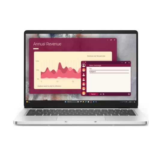 Dell Pro 14 PC14250, CPU: Core Ultra 5 235U, RAM: RAM 16 GB, Ổ cứng: SSD 256GB, Độ phân giải : Full HD+, Card đồ họa: Intel Graphic, Kích thước màn hình: 14 inch, Loại màn hình: Laptop Non-Touch, Hệ điều hành: Windows 11, Màu sắc: Platinum Silver - hình số 