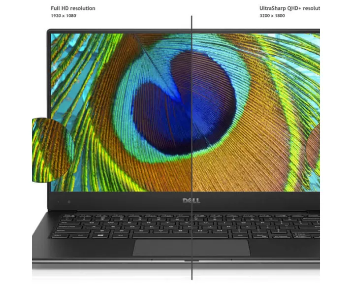 Dell XPS 13 9360 8th Gen Core i7 8550U 8GB SSD 256GB 13.3 inch 3K Windows 10 - Silver