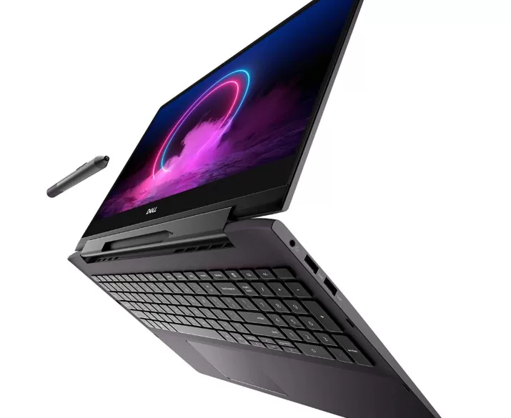 Dell Inspiron 7591 2-in-1 Core i7 10510U 16GB SSD 512GB NVIDIA® MX230 15.6 inch UHD Windows 10 Cảm ứng - BLACK Active Pen