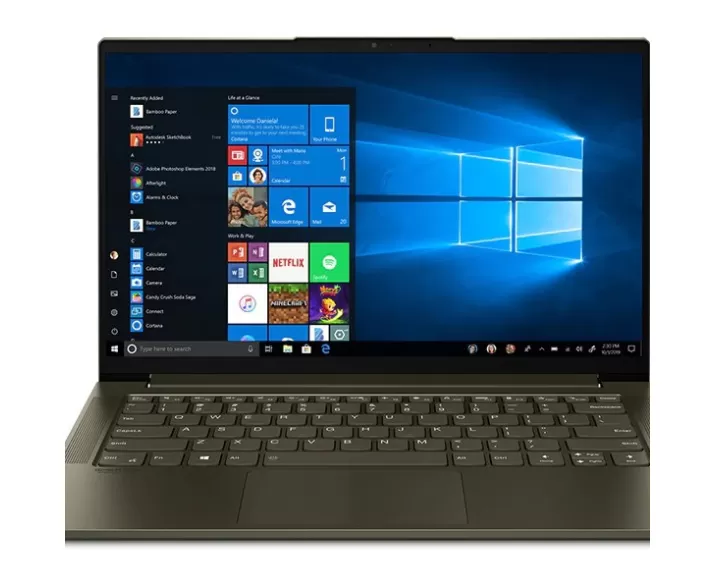 Lenovo Yoga Slim 7, CPU: Core i5 1035G4, RAM: RAM 8 GB, Ổ cứng: SSD 256GB, Độ phân giải: Full HD, Card đồ họa: Intel Iris Xe Graphics - hình số , 6 image