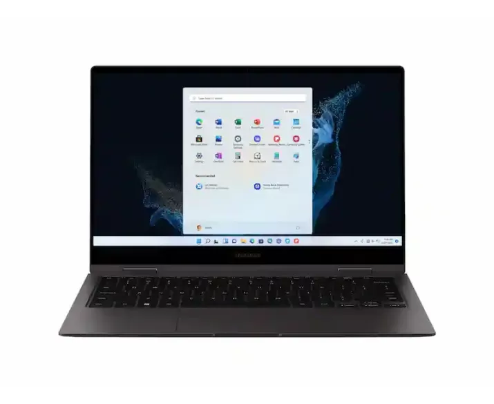 Samsung Galaxy Book2 Pro 360, CPU: Core i7 - 1260P, RAM: 8GB, Ổ cứng: 256GB, Kích thước màn hình: 13.3-inch, Độ phân giải: FHD, Card đồ họa: Intel Iris Xe Graphics, Màu sắc: Graphite - hình số , 2 image