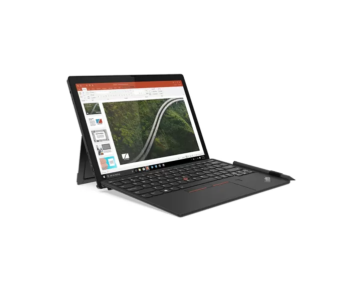 Lenovo ThinkPad X12 Detachable, CPU: Core i5 - 1130G7, RAM: RAM 16 GB, Ổ cứng: SSD M.2 512GB, Độ phân giải: FHD+, Card đồ họa: Intel Iris Xe Graphics, Màu sắc: Black - hình số , 2 image