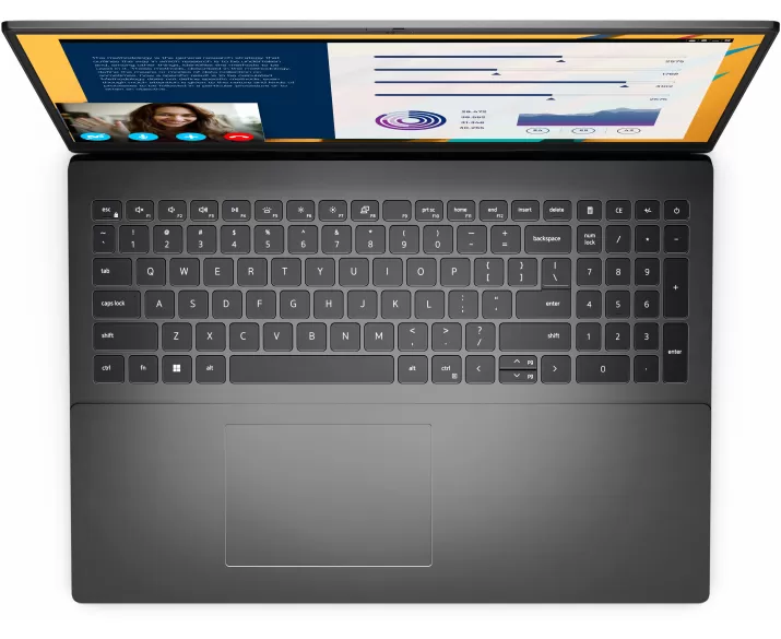 Dell Vostro 5620, CPU: Core i7 1260P, RAM: RAM 16GB, Ổ cứng: SSD 512GB, Độ phân giải: FHD+, Card đồ họa: Intel Iris Xe Graphics, Màu sắc: Titan Gray - hình số , 2 image