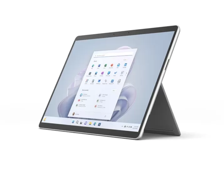 Microsoft Surface Pro 9, CPU: Core i7 - 1255U, RAM: 16GB, Ổ cứng: SSD M.2 256GB, Độ phân giải: 2.8K (2880 x 1920), Card đồ họa: Intel Iris Xe Graphics, Màu sắc: Platinum - hình số , 2 image