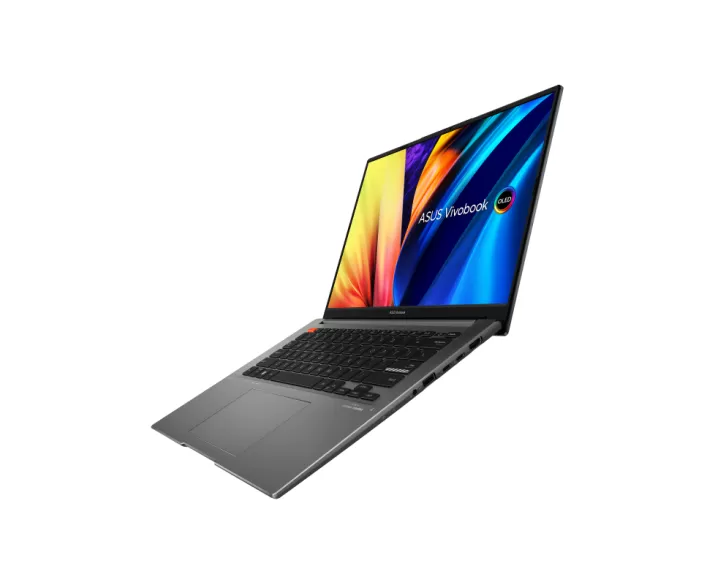 Asus Vivobook S14X, CPU: Core i7 12700H, RAM: RAM 8 GB, Ổ cứng: SSD 512GB, Độ phân giải: Quad HD+, Card đồ họa: Intel Iris Xe Graphics, Màu sắc: Midnight Black - hình số , 8 image