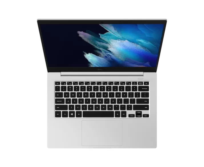 Samsung Galaxy Book Go, CPU: Snapdragon 7c Gen 2, RAM: RAM 4 GB, Ổ cứng: SSD 128GB, Độ phân giải : Full HD, Card đồ họa: Qualcomm Adreno, Storage Type: HDD 2.5-inch 5400 rpm, Màu sắc: Silver - hình số , 4 image