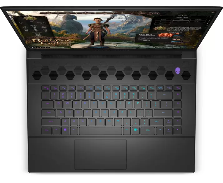 Alienware M16 R1 Intel, CPU: Core i7 13700H, RAM: RAM 16 GB, Ổ cứng: SSD 1TB, Độ phân giải: Quad HD+, Card đồ họa: RTX 4060, Màu sắc: Dark Metallic Moon - hình số , 11 image