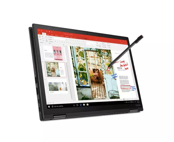 Lenovo ThinkPad X13 Yoga Gen 2, CPU: Core i5 - 1145G7, RAM: RAM 16 GB, Ổ cứng: SSD M.2 256GB, Độ phân giải: FHD+, Card đồ họa: Intel Iris Xe Graphics, Màu sắc: Carbon Fiber - hình số , 5 image