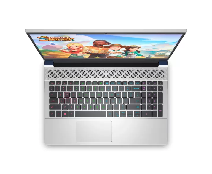 Dell Gaming G15 5535, CPU: Ryzen 7 7840HS, RAM: RAM 16GB, Ổ cứng: SSD 512GB, Độ phân giải: FHD, Card đồ họa: NVIDIA RTX 4060, Màu sắc: Quantum White - hình số , 4 image