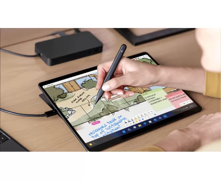 Microsoft Surface Pro 10, CPU: Core Ultra 5 135U, RAM: RAM 8 GB, Ổ cứng: SSD 256GB, Độ phân giải : Quad HD+, Card đồ họa: Intel Graphic, Màu sắc: Platinum (Bạch kim) - hình số , 6 image