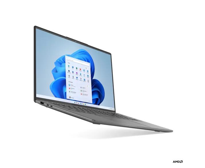 Lenovo Slim 7 ProX 14ARH7, CPU: Ryzen 7 6800HS, RAM: RAM 16 GB, Ổ cứng: SSD 1TB, Độ phân giải: Quad HD+ Touch, Card đồ họa: RTX 3050, Màu sắc: Storm Grey - hình số , 6 image