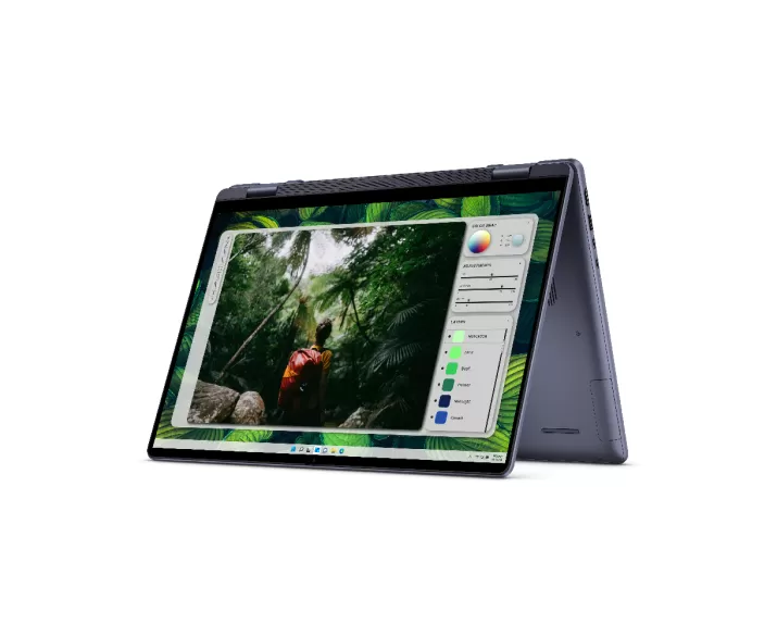 Dell Inspiron 16 7640 2 in 1, CPU: Core Ultra 7 155H, RAM: RAM 32 GB, Ổ cứng: SSD 1TB, Độ phân giải: Quad HD+ Touch, Card đồ họa: Intel Arc Graphics, Màu sắc: Midnight Blue - hình số , 3 image