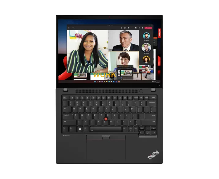 Lenovo Thinkpad T14 Gen 4, CPU: Core i7 - 1355U, RAM: RAM 16 GB, Ổ cứng: SSD M.2 512GB, Độ phân giải: FHD+ Touch, Card đồ họa: Intel UHD Graphics, Màu sắc: Thunder Black - hình số , 3 image