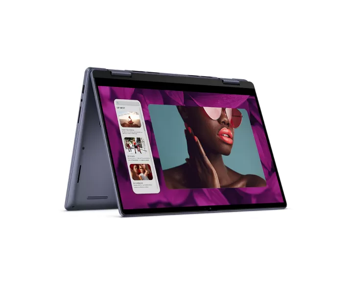 Dell Inspiron 7445 2 in 1, CPU: Ryzen 5 8640HS, RAM: RAM 16 GB, Ổ cứng: SSD 512GB, Độ phân giải : Full HD+ Touch, Card đồ họa: AMD Radeon Graphics, Màu sắc: Midnight Blue - hình số 