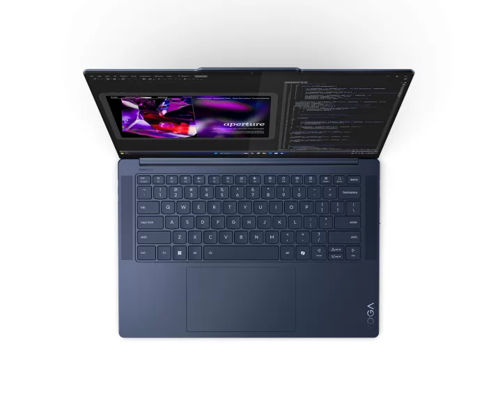 Lenovo Yoga Slim 7 14Q8X9, CPU: X1E-78-100, RAM: RAM 16 GB, Ổ cứng: SSD 512GB, Độ phân giải : Quad HD+, Card đồ họa: Qualcomm Adreno, Kích thước màn hình: 14.5 inch, Loại màn hình: Laptop Touch, Hệ điều hành: Windows 11, Màu sắc: Cosmic Blue - hình số , 2 image