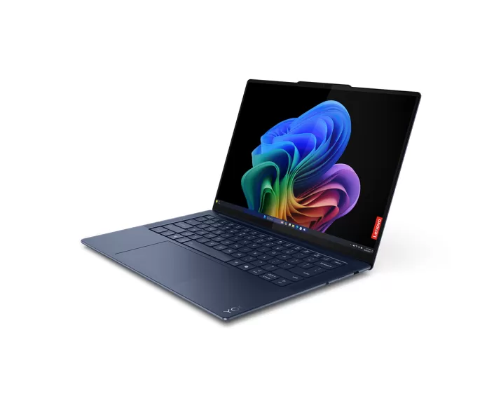 Lenovo Yoga Slim 7 14Q8X9, CPU: X1E-78-100, RAM: RAM 16 GB, Ổ cứng: SSD 512GB, Độ phân giải : Quad HD+, Card đồ họa: Qualcomm Adreno, Kích thước màn hình: 14.5 inch, Loại màn hình: Laptop Touch, Hệ điều hành: Windows 11, Màu sắc: Cosmic Blue - hình số , 4 image