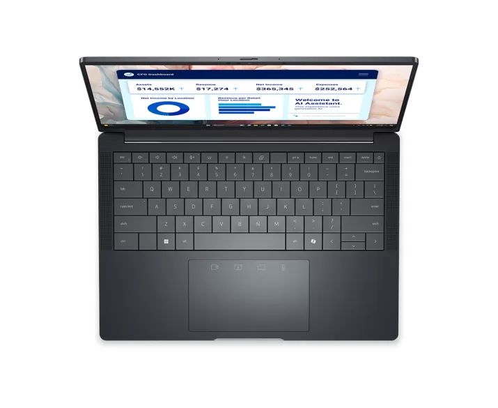 Dell Pro 14 Premium PA14250, CPU: Core Ultra 7 268V, RAM: RAM 32 GB, Ổ cứng: SSD 512GB, Độ phân giải : Quad HD+, Card đồ họa: Intel Arc Graphics, Kích thước màn hình: 14 inch, Loại màn hình: Laptop Touch, Hệ điều hành: Windows 11, Màu sắc: Black - hình số , 4 image