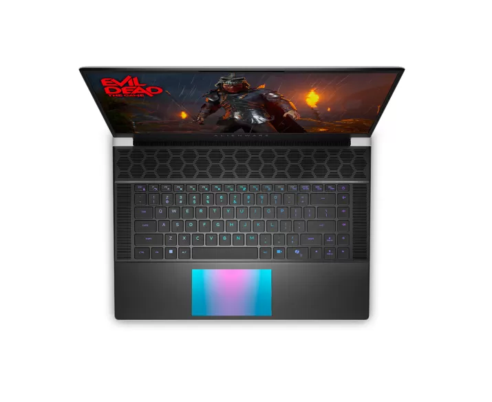 Alienware x16 R2, CPU: Core Ultra 9 185H, RAM: RAM 32 GB, Ổ cứng: SSD 1TB, Độ phân giải: Quad HD+, Card đồ họa: RTX 4090, Kích thước màn hình: 16 inch, Loại màn hình: Laptop Non-Touch, Hệ điều hành: Windows 11, Màu sắc: Lunar Silver - hình số , 13 image