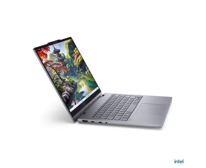 Lenovo IdeaPad 5 2 in 1 14IAL10, CPU: Core Ultra 5 225U, RAM: RAM 8 GB, Ổ cứng: SSD 256GB, Độ phân giải: Full HD+, Card đồ họa: Intel Graphic, Kích thước màn hình: 14 inch, Loại màn hình: Laptop Touch, Hệ điều hành: Windows 11, Màu sắc: Luna Grey - hình số , 4 image