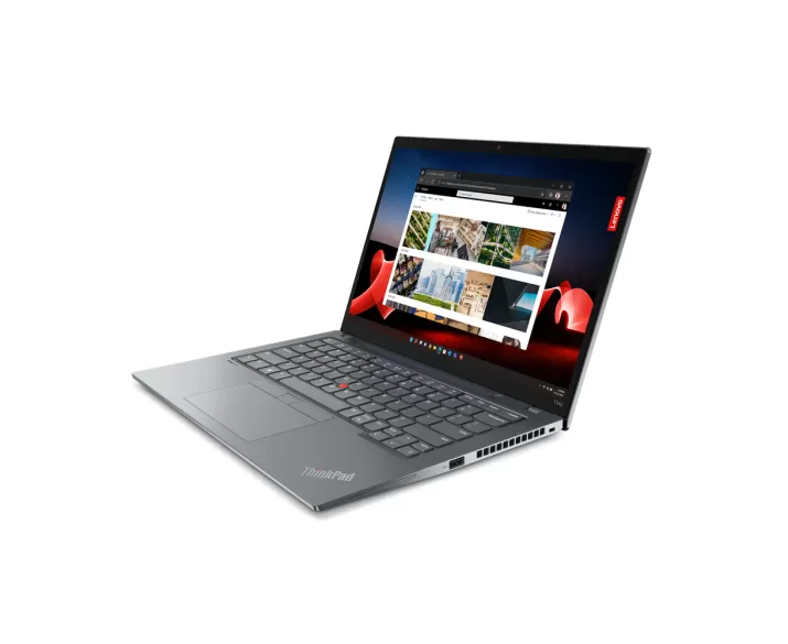 Lenovo Thinkpad T14s Gen 4, CPU: Core i7 - 1370P, RAM: RAM 32 GB, Ổ cứng: SSD M.2 512GB, Độ phân giải: FHD+, Card đồ họa: Intel Iris Xe Graphics, Màu sắc: Storm Grey - hình số , 7 image