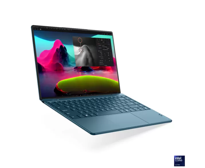 Lenovo Yoga Slim 9 14ILL10, CPU: Core Ultra 7 256V, RAM: RAM 16 GB, Ổ cứng: SSD 1TB, Độ phân giải: Ultra HD+, Card đồ họa: Intel Arc Graphics, Kích thước màn hình: 14 inch, Loại màn hình: Laptop Touch, Hệ điều hành: Windows 11, Màu sắc: Tidal Teal - hình số , 8 image
