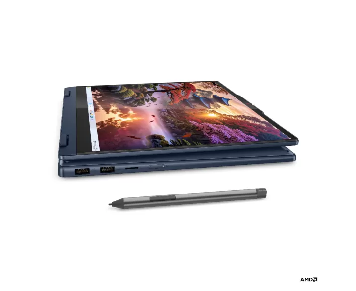 Lenovo IdeaPad 5 2 in 1 14AKP10, CPU: Ryzen AI 7 350, RAM: RAM 16 GB, Ổ cứng: SSD 1TB, Độ phân giải: Full HD+, Card đồ họa: AMD Radeon Graphics, Kích thước màn hình: 14 inch, Loại màn hình: Laptop Touch, Hệ điều hành: Windows 11, Màu sắc: Cosmic Blue - hình số , 10 image