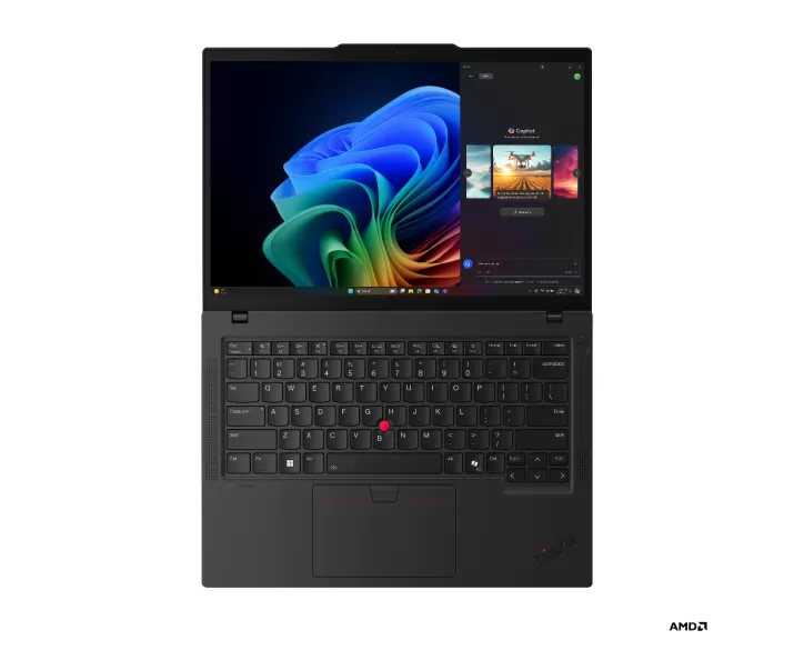 Lenovo ThinkPad T14 Gen 6, CPU: Ryzen AI 5 Pro 340, RAM: RAM 16 GB, Ổ cứng: SSD 1TB, Độ phân giải: Full HD+, Card đồ họa: AMD Radeon Graphics, Loại màn hình: Laptop Non-Touch, Hệ điều hành: Windows 11, Màu sắc: Black - hình số , 6 image