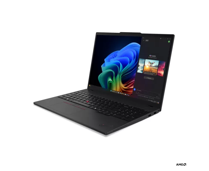 Lenovo ThinkPad T16 Gen 4, CPU: Ryzen AI 5 Pro 340, RAM: RAM 16 GB, Ổ cứng: SSD 512GB, Độ phân giải: Full HD+, Card đồ họa: AMD Radeon Graphics, Loại màn hình: Laptop Non-Touch, Hệ điều hành: Windows 11, Màu sắc: Black - hình số , 12 image