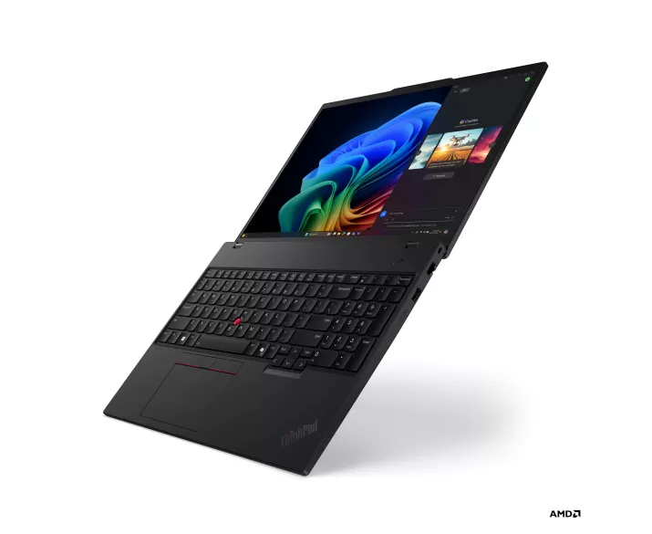 Lenovo ThinkPad T16 Gen 4, CPU: Ryzen AI 5 Pro 340, RAM: RAM 16 GB, Ổ cứng: SSD 512GB, Độ phân giải: Full HD+, Card đồ họa: AMD Radeon Graphics, Loại màn hình: Laptop Non-Touch, Hệ điều hành: Windows 11, Màu sắc: Black - hình số , 2 image