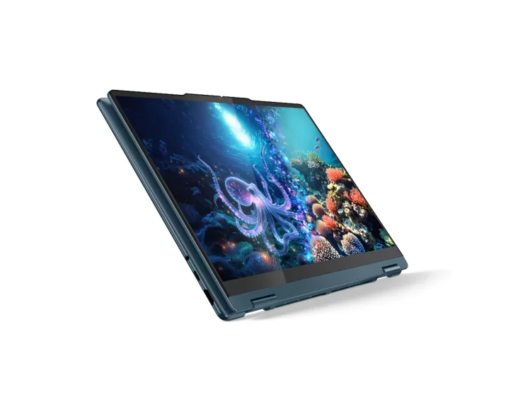 Lenovo Yoga 7 2 in 1 14AKP10, CPU: Ryzen AI 5 340, RAM: RAM 16 GB, Ổ cứng: SSD 512GB, Độ phân giải: Quad HD+, Card đồ họa: AMD Radeon Graphics, Kích thước màn hình: 14 inch, Loại màn hình: Laptop Touch, Hệ điều hành: Windows 11, Màu sắc: Tidal Teal - hình số , 11 image
