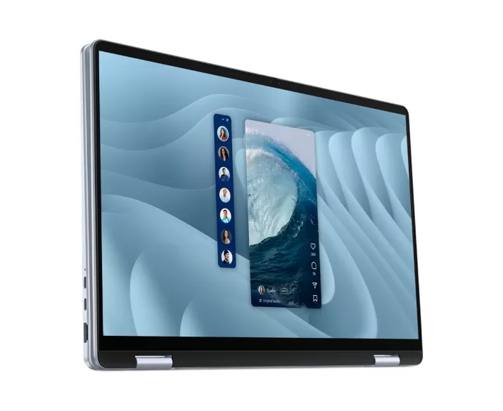 Dell 16 Plus 2 in 1 DB06250, CPU: Core Ultra 7 256V, RAM: RAM 16 GB, Ổ cứng: SSD 1TB, Độ phân giải: Full HD+, Màu sắc: Ice Blue - hình số , 7 image