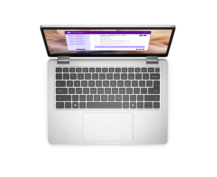 Dell Pro 13 Plus PB13250 2 in 1, CPU: Core Ultra 7 265U, RAM: RAM 32 GB, Ổ cứng: SSD 512GB, Độ phân giải: Full HD+, Card đồ họa: Intel Arc Graphics, Kích thước màn hình: 13.3 inch, Loại màn hình: Laptop 2 in 1, Hệ điều hành: Windows 11, Màu sắc: Clamshell - hình số , 2 image