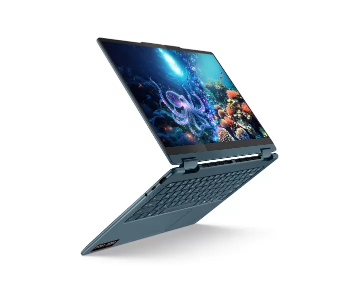 Lenovo Yoga 7 2 in 1 14AKP10, CPU: Ryzen AI 5 340, RAM: RAM 16 GB, Ổ cứng: SSD 512GB, Độ phân giải: Quad HD+, Card đồ họa: AMD Radeon Graphics, Kích thước màn hình: 14 inch, Loại màn hình: Laptop Touch, Hệ điều hành: Windows 11, Màu sắc: Tidal Teal - hình số , 9 image