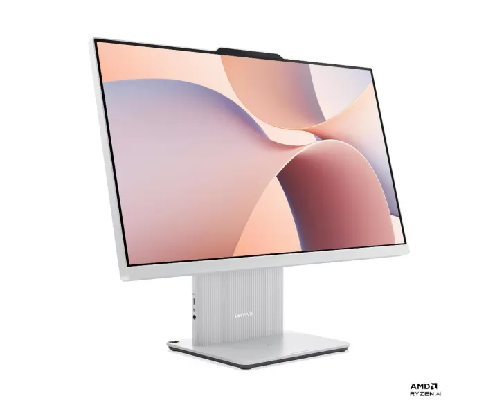 Lenovo IdeaCentre AIO 24AKP10, CPU: Core 5 220, RAM: RAM 32 GB, Ổ cứng: SSD 1TB, Độ phân giải: Full HD, Card đồ họa: AMD Radeon Graphics, Kích thước màn hình: 23.8 inch, Loại màn hình: Laptop Non-Touch, Hệ điều hành: Windows 11, Màu sắc: Cloud Grey - hình số , 7 image