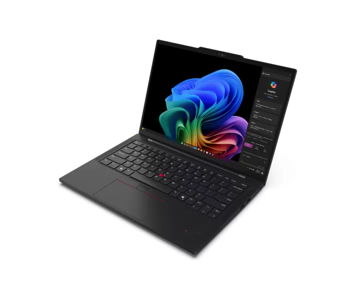 Lenovo Thinkpad T14s Gen 6, CPU: X1E-78-100, RAM: RAM 32 GB, Ổ cứng: SSD 512GB, Độ phân giải: Full HD+, Card đồ họa: Qualcomm Adreno, Kích thước màn hình: 14 inch, Loại màn hình: Laptop Non-Touch, Hệ điều hành: Windows 11, Màu sắc: Black - hình số , 2 image