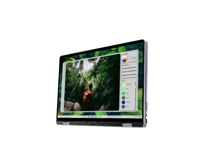 Dell Inspiron 16 7640 2 in 1, CPU: Core Ultra 7 155H, RAM: RAM 16 GB, Ổ cứng: SSD 1TB, Độ phân giải: Full HD+ Touch, Card đồ họa: Intel Arc Graphics, Màu sắc: Ice Blue - hình số , 11 image