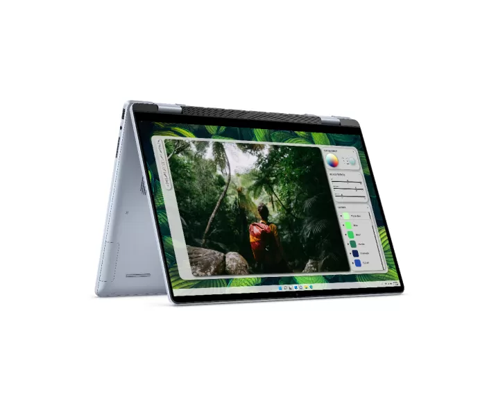 Dell Inspiron 16 7640 2 in 1, CPU: Core Ultra 7 155H, RAM: RAM 16 GB, Ổ cứng: SSD 1TB, Độ phân giải: Full HD+ Touch, Card đồ họa: Intel Arc Graphics, Màu sắc: Ice Blue - hình số , 13 image