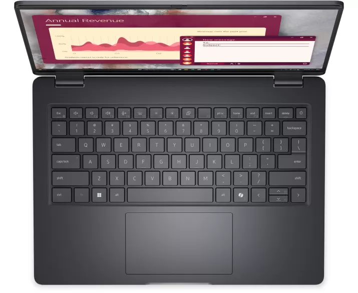 Dell Pro 14 PC14250, CPU: Core 3 100U, RAM: RAM 8 GB, Ổ cứng: SSD 256GB, Độ phân giải: Full HD+, Card đồ họa: Intel Graphic, Kích thước màn hình: 14 inch, Loại màn hình: Laptop Touch, Hệ điều hành: Windows 11, Màu sắc: Magnetite - hình số , 2 image